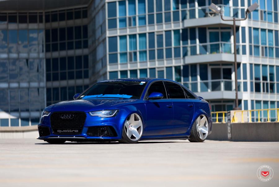  Audi A6 Sedan on Vossen Wheels (VPS-318) (4G, C7) 2016 года  (фото 41 из 59)